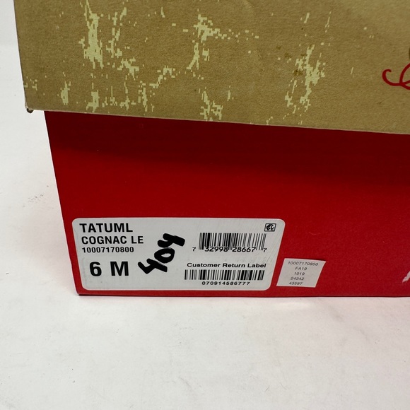 American Rag Womens Tatum Leather Studded Combat Boots, Cognac Leather, Size 6.0 - Picture 10 of 10